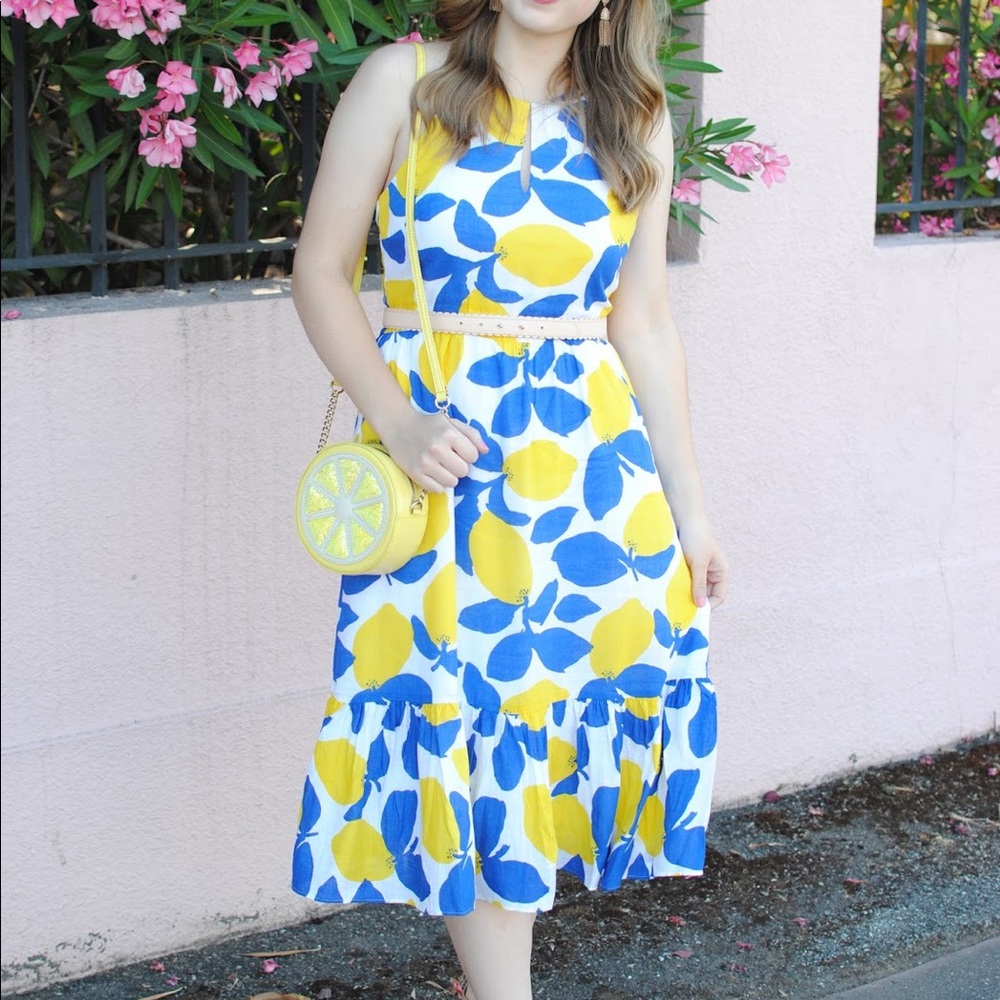 Loft lemon dress